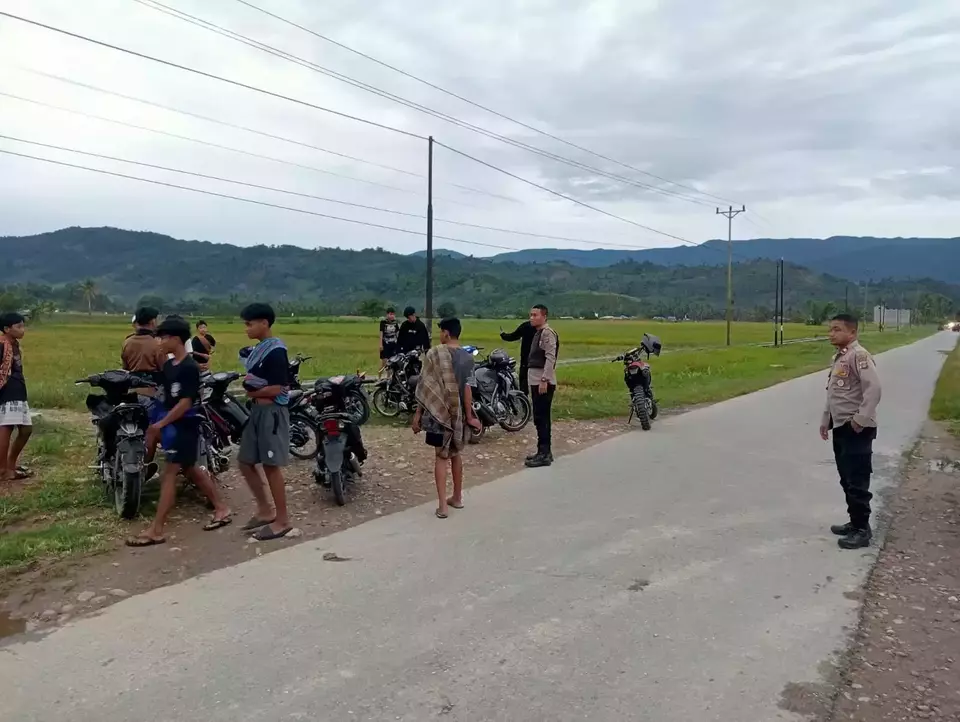 Razia Balap Liar di Bolano Lambunu Saat Ramadan