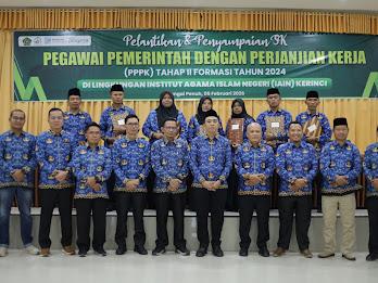 Pelantikan PPPK Tahap II di IAIN Kerinci, Awal Amanah Pegawai Baru