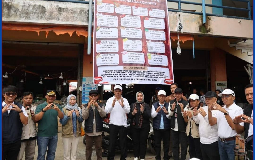 Jelang Ramadhan,Pemkot Sungai Penuh – BPN Cek Harga Pangan