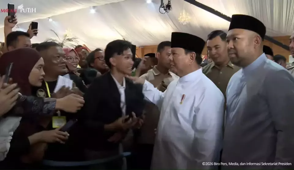 Prabowo Gelar Open House Lebaran, Ribuan Warga Hadir