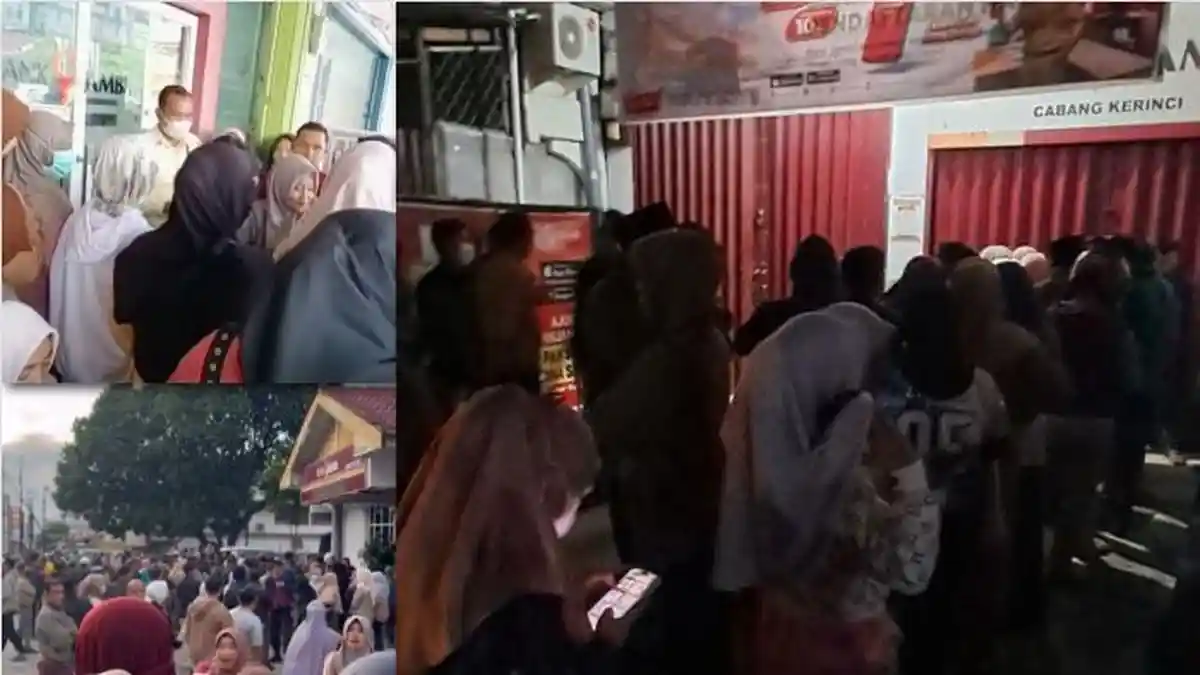 Layanan Digital Lumpuh, Nasabah Bank Jambi “Perang Antrean” Sejak Subuh Demi Uang Tunai Lebaran
