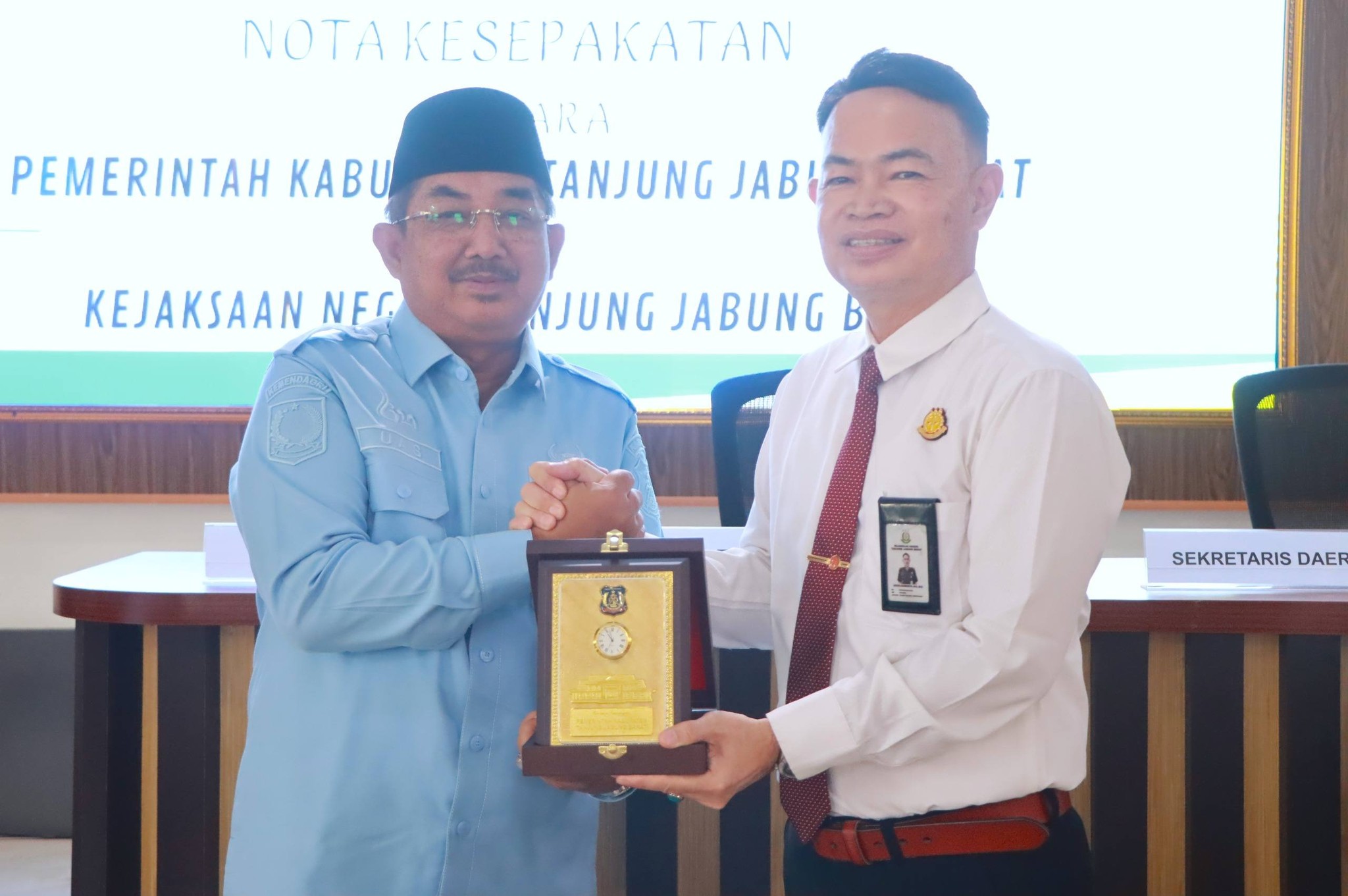 Pemkab Tanjab Barat dan Kejari Perpanjang Kerja Sama Hukum