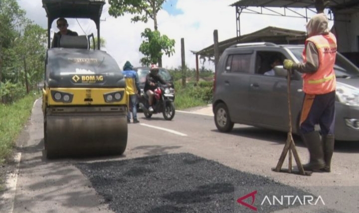 DPUPR Temanggung Percepat Perbaikan Jalan Jelang Mudik