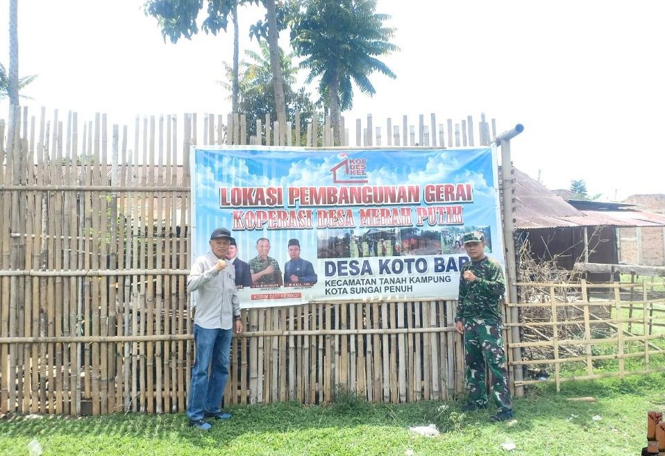 Wawako Azhar Hamzah Tinjau Progres Koperasi Merah Putih di Koto Baru