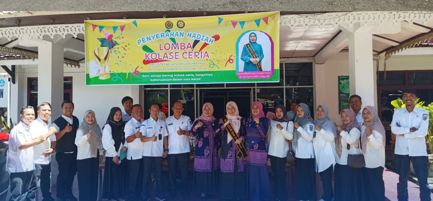 IGTKI Sungai Penuh Rayakan Kreativitas Anak Lewat Lomba Kolase Ceria