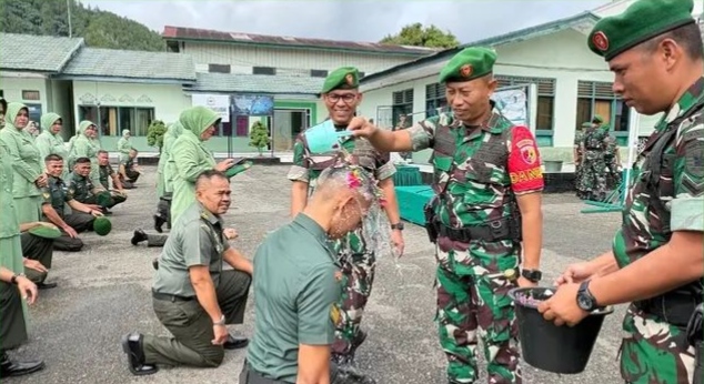 Prajurit Kodim Kerinci Naik Pangkat, Dandim Tekankan Loyalitas dan Disiplin