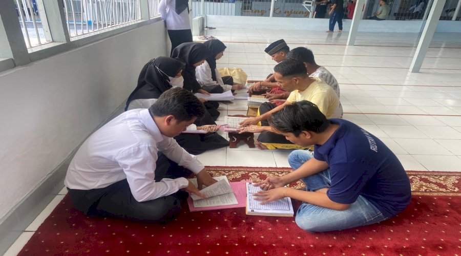Dari Balik Jeruji, Warga Binaan Rutan Majene Tekun Belajar Al-Qur’an