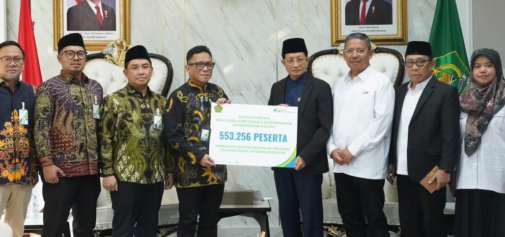 Guru Madrasah dan Tenaga Pendidikan Islam Dapat Perlindungan BPJS Ketenagakerjaan