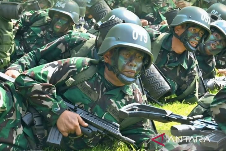 Siswa Komcad dari ASN Kementerian Digembleng Kemampuan Militer Dasar
