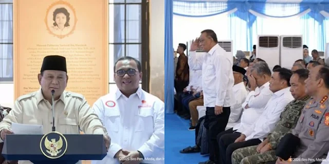 Suasana Cair di Museum Marsinah, Prabowo Lontarkan Candaan ke Menteri LH