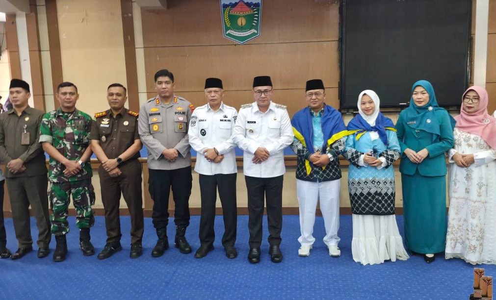 Kloter 23 Embarkasi Batam, 128 Jamaah Haji Kota Sungai Penuh Dilepas Secara Resmi