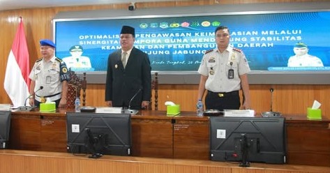 Wabup Tanjab Barat Dorong Optimalisasi Timpora untuk Jaga Keamanan Daerah