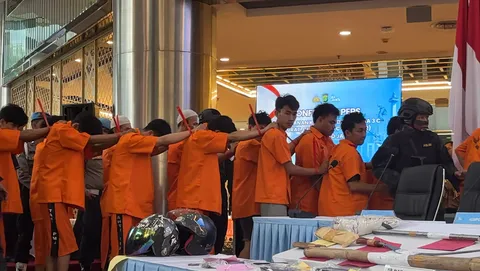 Operasi Pemburu Begal, Polda Metro Jaya Amankan 173 Tersangka Kejahatan Jalanan