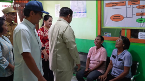 Kunjungi Miangas, Prabowo Janjikan Percepatan Renovasi Ribuan Puskesmas