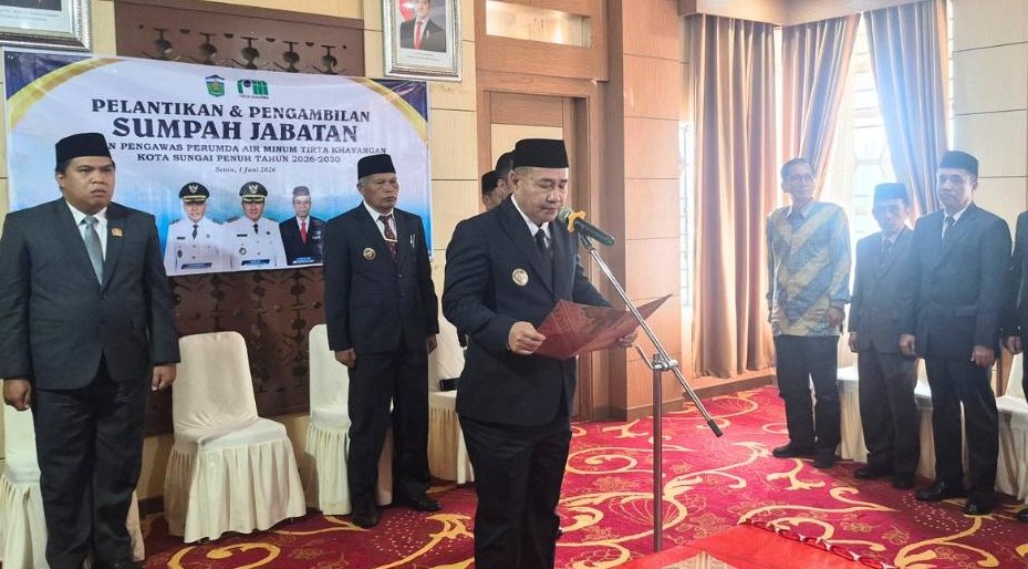Pelantikan Dewas baru,PDAM Tirta Khayangan Bisa Hadirkan Pelayanan Air Bersih lebih baik