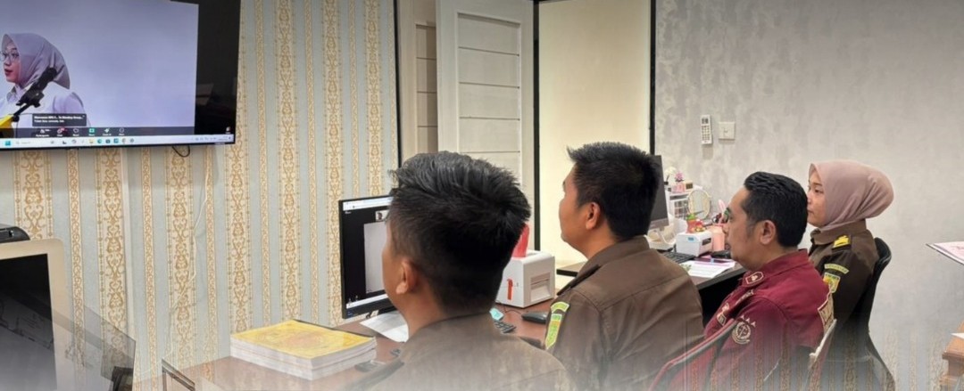 Barang Rampasan Akan Dilelang, Kejari Sungai Penuh Ikuti Persiapan Nasional