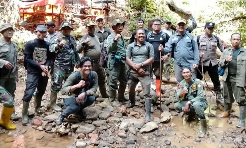 Beroperasi di Hutan TNKS,Tambang Emas Ilegal di Rahul Tapan Ditertibkan