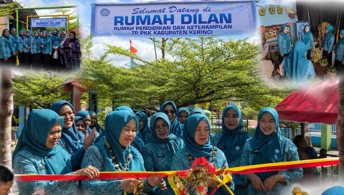 Rumah DILAN Resmi Hadir di Kerinci, Jadi Pusat Keterampilan Perempuan