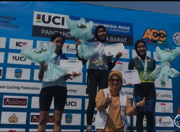 Nabila Bersinar, Jambi Raih Dua Emas di Kejurnas Balap Sepeda