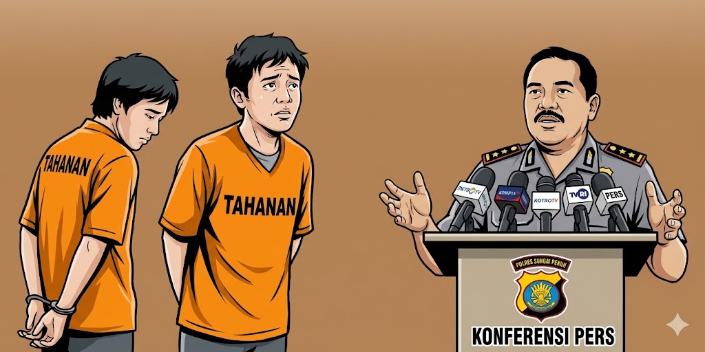 Polisi Gerebek Rumah di Muara Bulian, Bandar dan Kurir Sabu Dibekuk