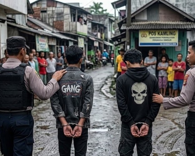 Viral di Jambi, Dua Remaja Bersenjata Tajam Dikepung Warga di Jaluko