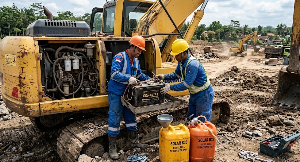 Polsek Jelutung Ringkus Pencuri Aki Ekskavator dan Solar, Dua Rekan Masih Buron