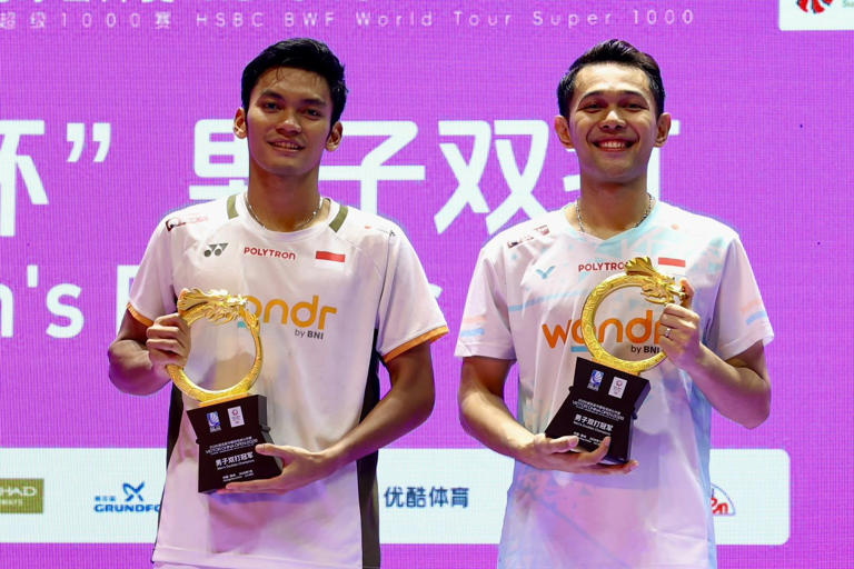 Juara China Open 2026, Fajar/Fikri Samai Rekor Legenda Ganda Putra Indonesia