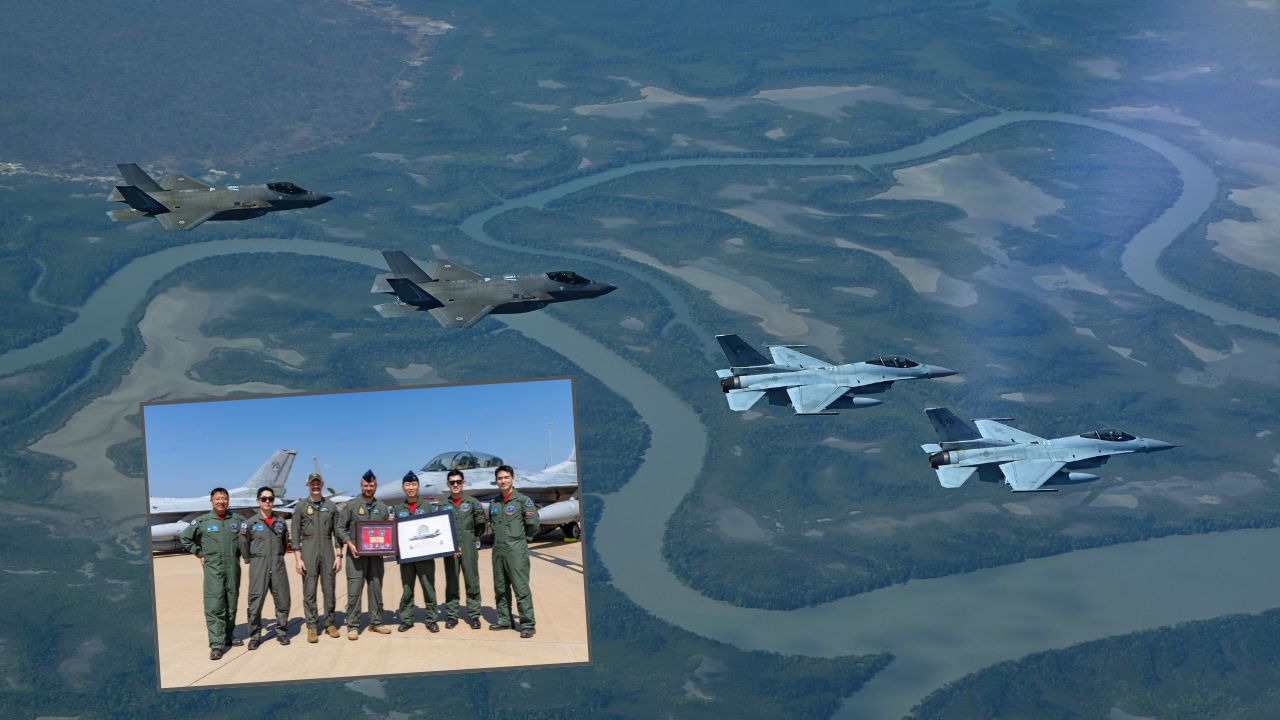 F-35A Australia dan KF-16 Korea Selatan,Terbang Bersama Rayakan 75 Tahun Persahabatan
