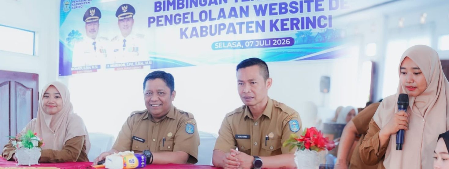 Menuju Desa Digital, Diskominfo Kerinci Tingkatkan Kompetensi Pengelola Website Desa