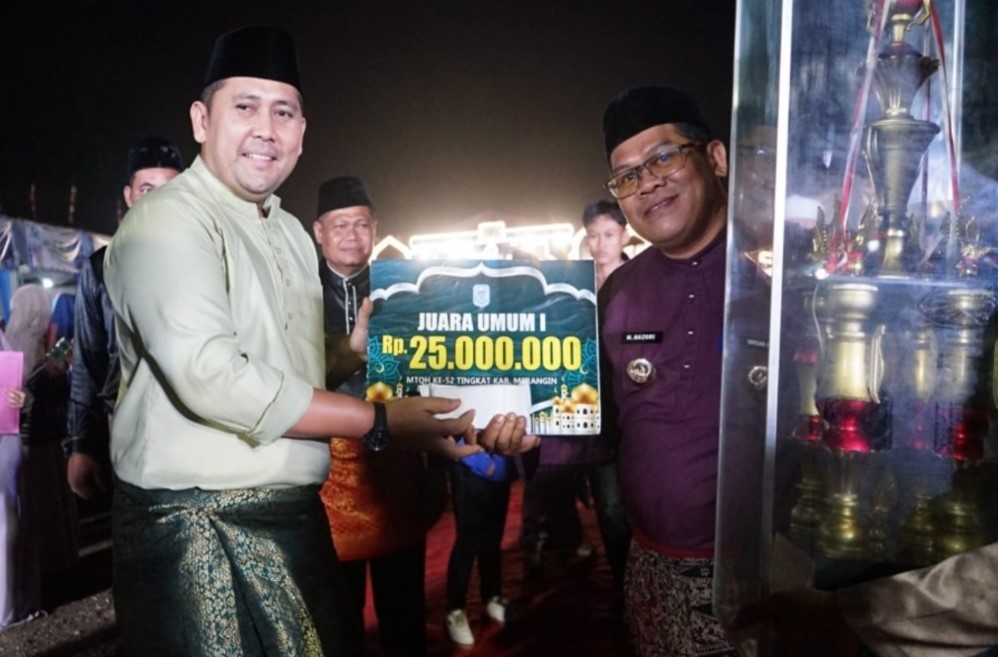 Sungai Manau Juara Umum MTQH ke-52 Merangin 2026, Raih 295 Poin