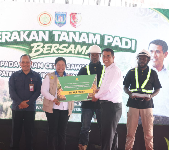 Dongkrak Produksi Pangan,Mentan Amran Kucurkan Rp1,33 Triliun untuk Papua Selatan