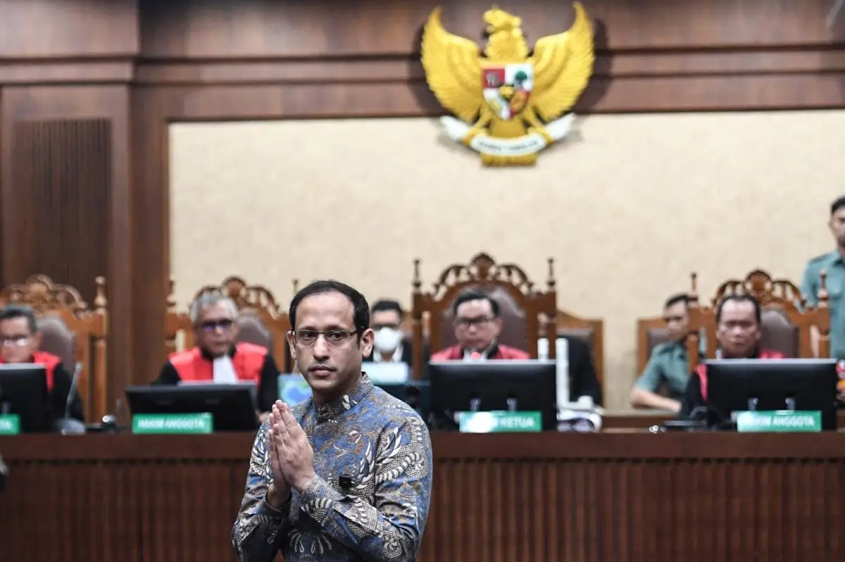 Nadiem Makarim Divonis 10 Tahun Penjara dalam Kasus Korupsi Pengadaan Chromebook