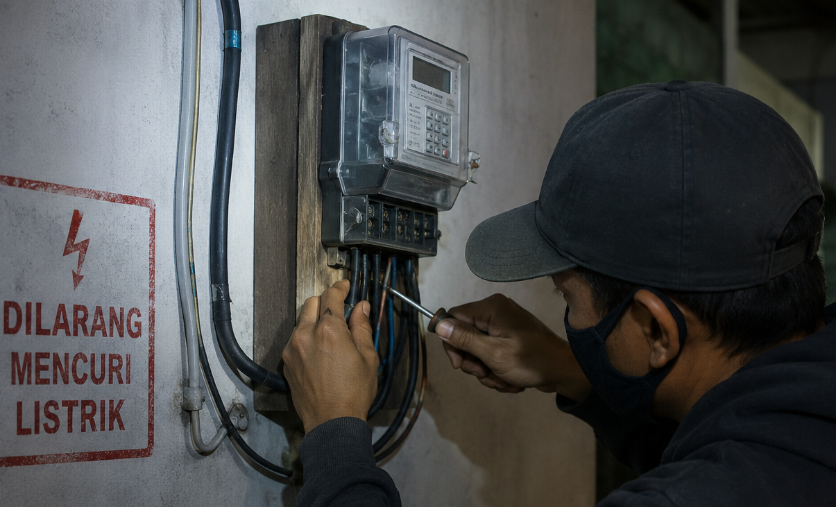 Viral Pemilik Rumah Putus Kabel WiFi, Listrik Diduga Dipakai Tanpa Izin, Begini Hukumnya