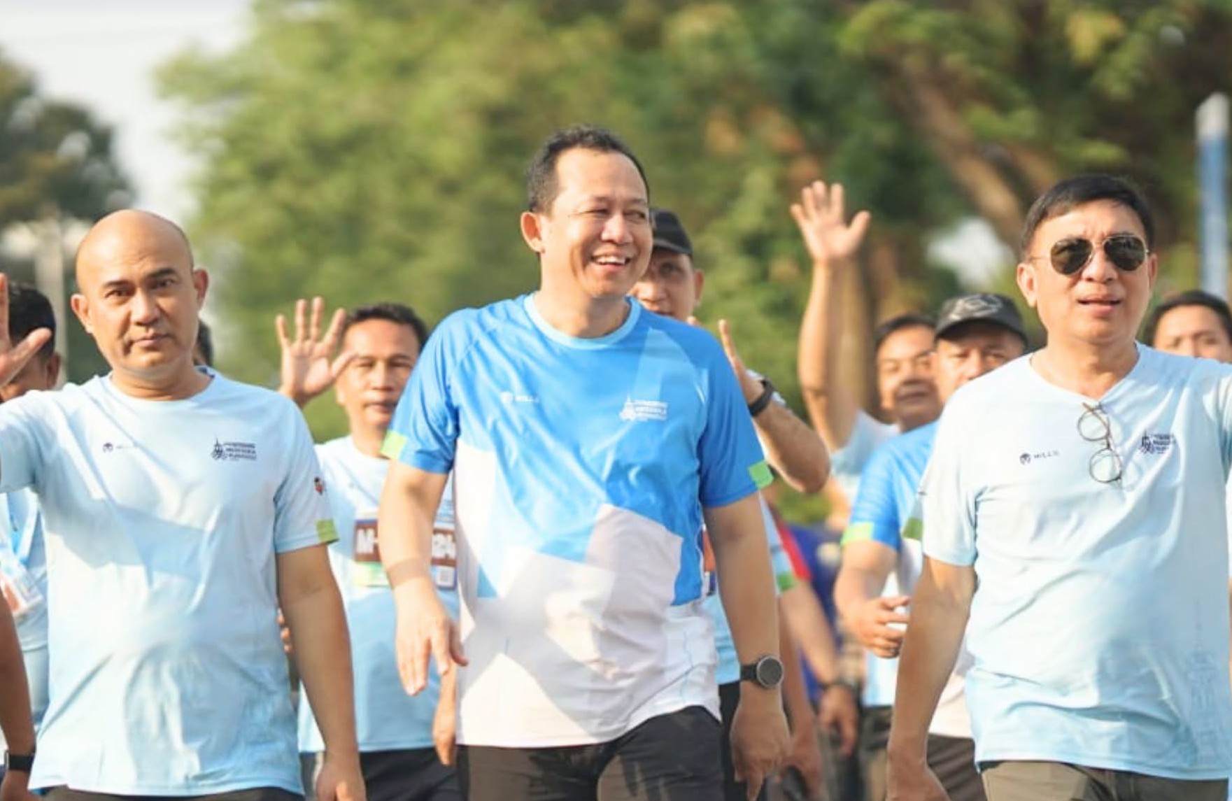 Bupati Muaro Jambi Ikut Lari Bareng Gubernur Al Haris di Presisi Merdeka Run 2026