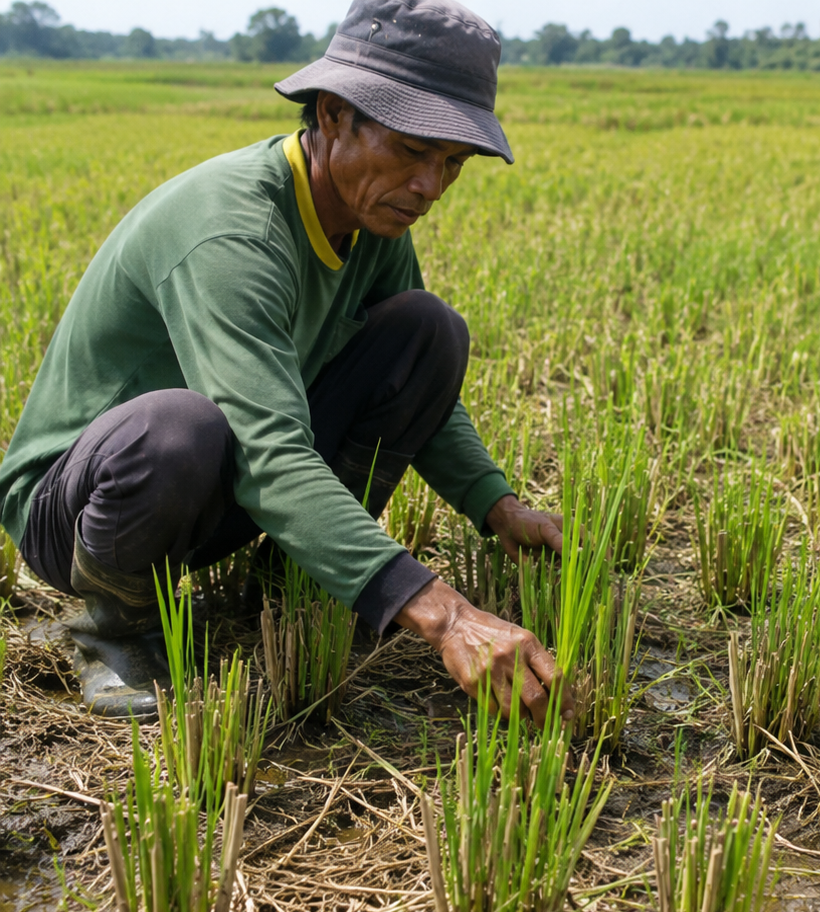 Hemat Biaya Produksi,Petani Sungai Penuh Manfaatkan Teknik Salibu