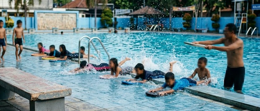 Viral Video Latihan Renang Anak, Pelatih hingga Akuatik Sumsel Merasa Dirugikan