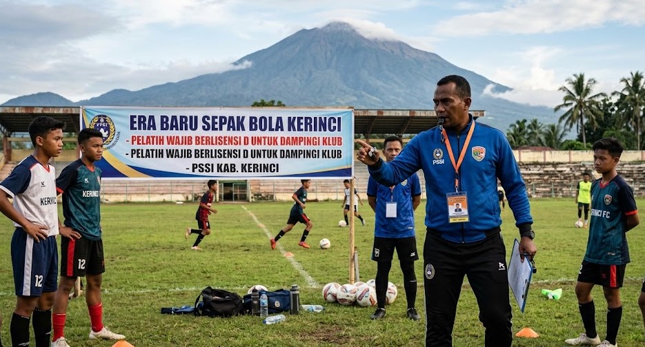 Era Baru Sepak Bola Kerinci,Pelatih Wajib Berlisensi D untuk Dampingi Klub