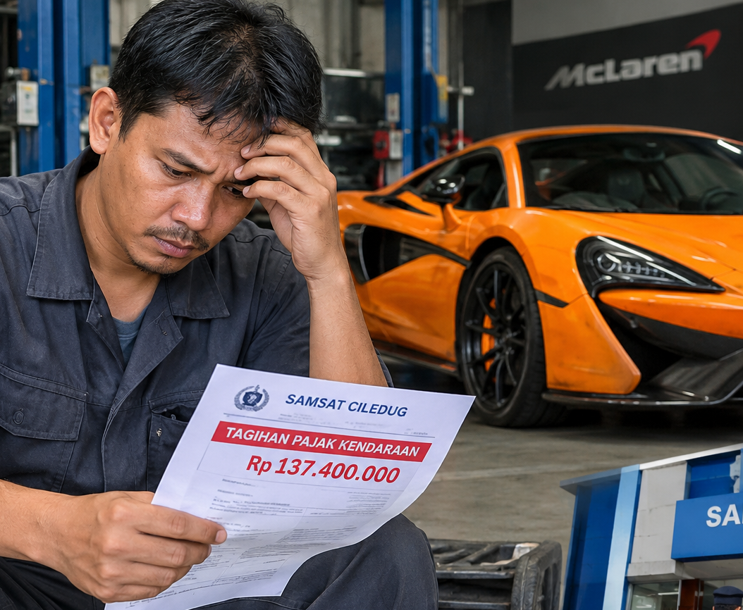 Bukan Orang Kaya, Mekanik Bengkel Malah Ditagih Pajak McLaren Rp 137,4 Juta