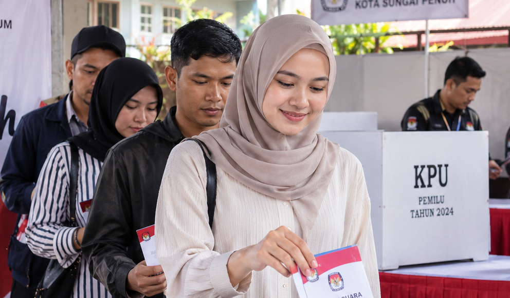 KPU Sungai Penuh Catat 74.849 Pemilih pada Triwulan III 2026, Pondok Tinggi Terbanyak