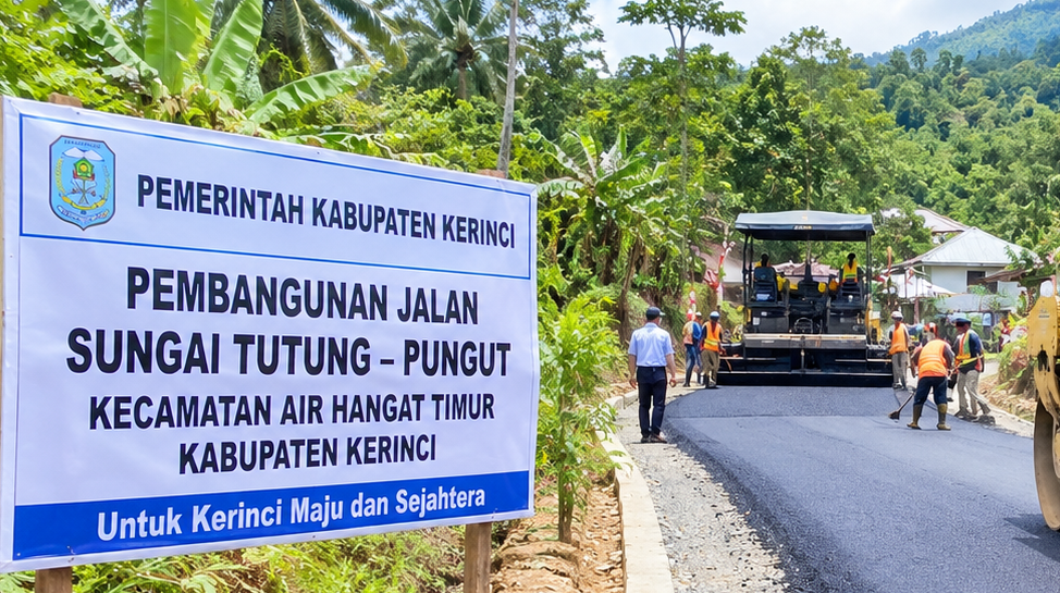 Jalan Sungai Tutung–Pungut Akan di Bangun,Menuju Pemerataan Pembangunan