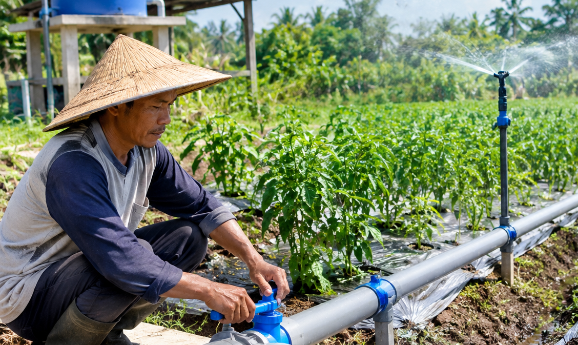 Hadapi Ancaman Kemarau, Batang Hari Siapkan Lima Irigasi Perpipaan untuk Petani