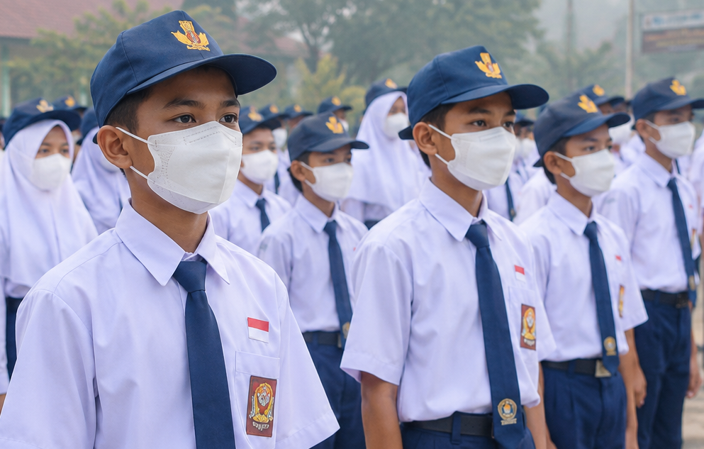 Kabut Asap Kembali Tebal,Siswa Merangin Belajar dari Rumah