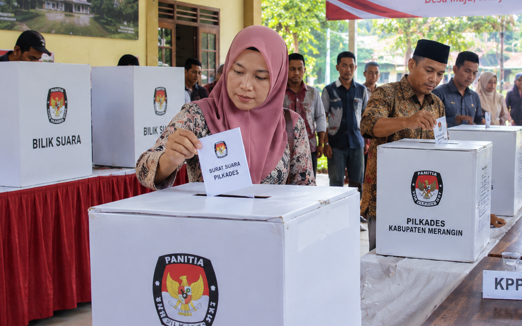 24 Desa Bersiap Gelar Pilkades, Bupati Merangin Serukan Jaga Kerukunan