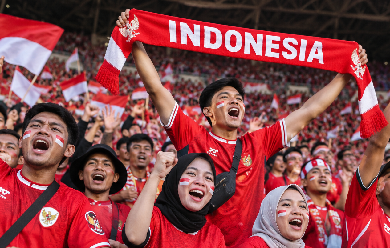 Suporter Timnas Indonesia Siap Penuhi SUGBK, 67 Ribu Tiket Ludes