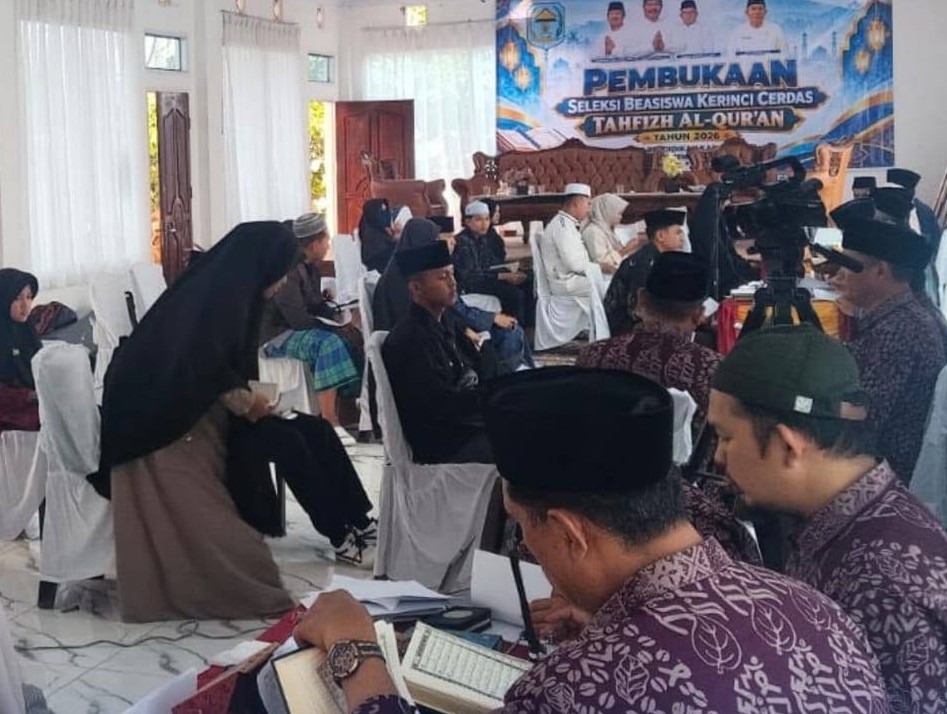 Seleksi Beasiswa Tahfizh Memasuki Hari Terakhir,Dinas Pendidikan Kerinci Pantaun Langsung