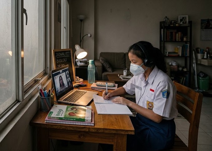 Kabut Asap Makin Pekat, Orang Tua Siswa Kerinci Minta Sekolah Beralih ke Belajar Online
